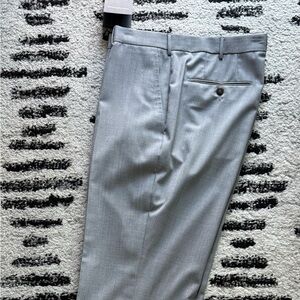 Ermenegildo Zegna Charcoal Gray Trousers